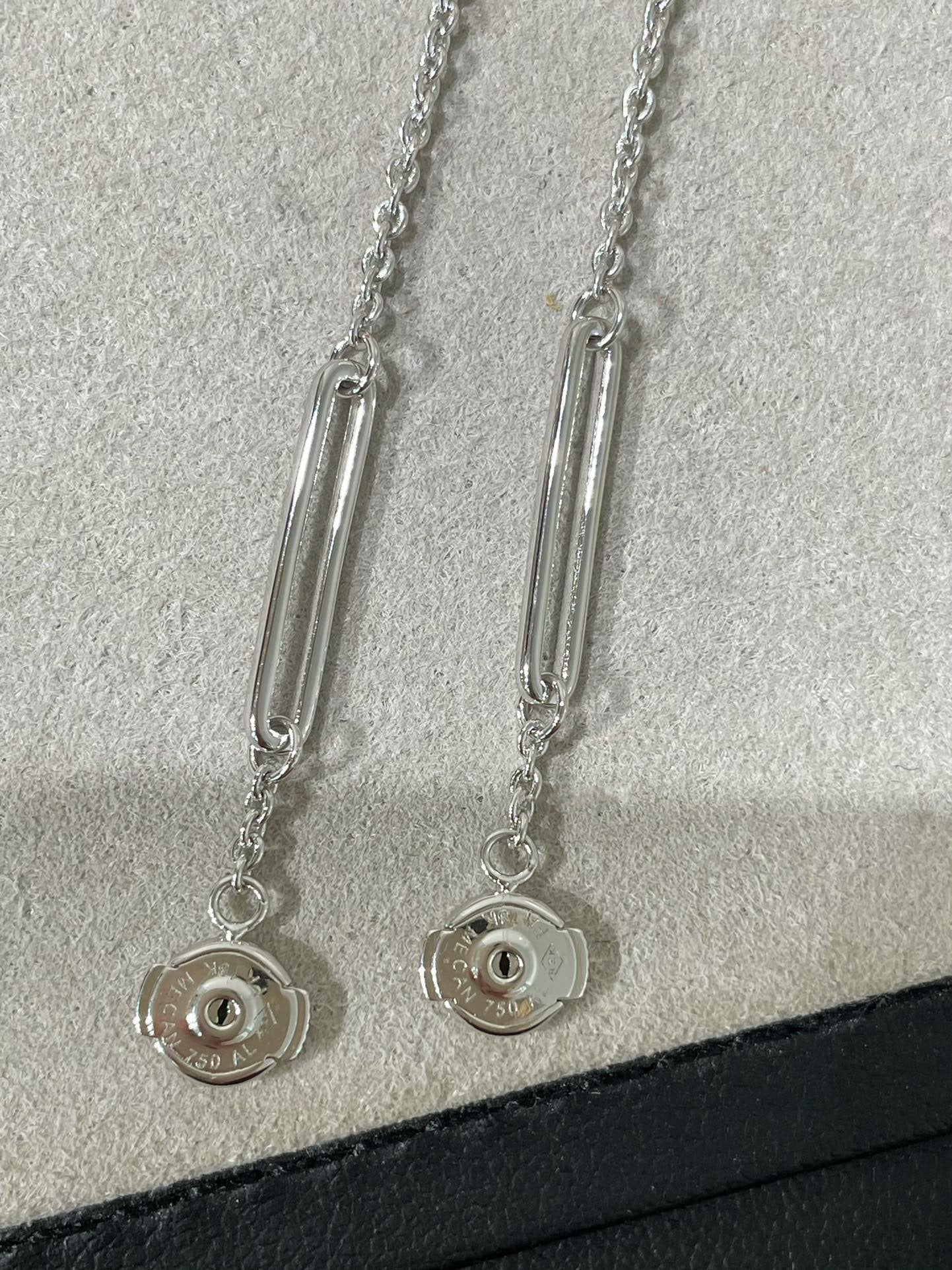 [Glimmer]CHAINE CHAOS DIAMOND DROP EARRINGS