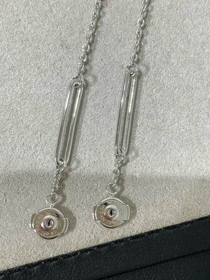 [Glimmer]CHAINE CHAOS DIAMOND DROP EARRINGS