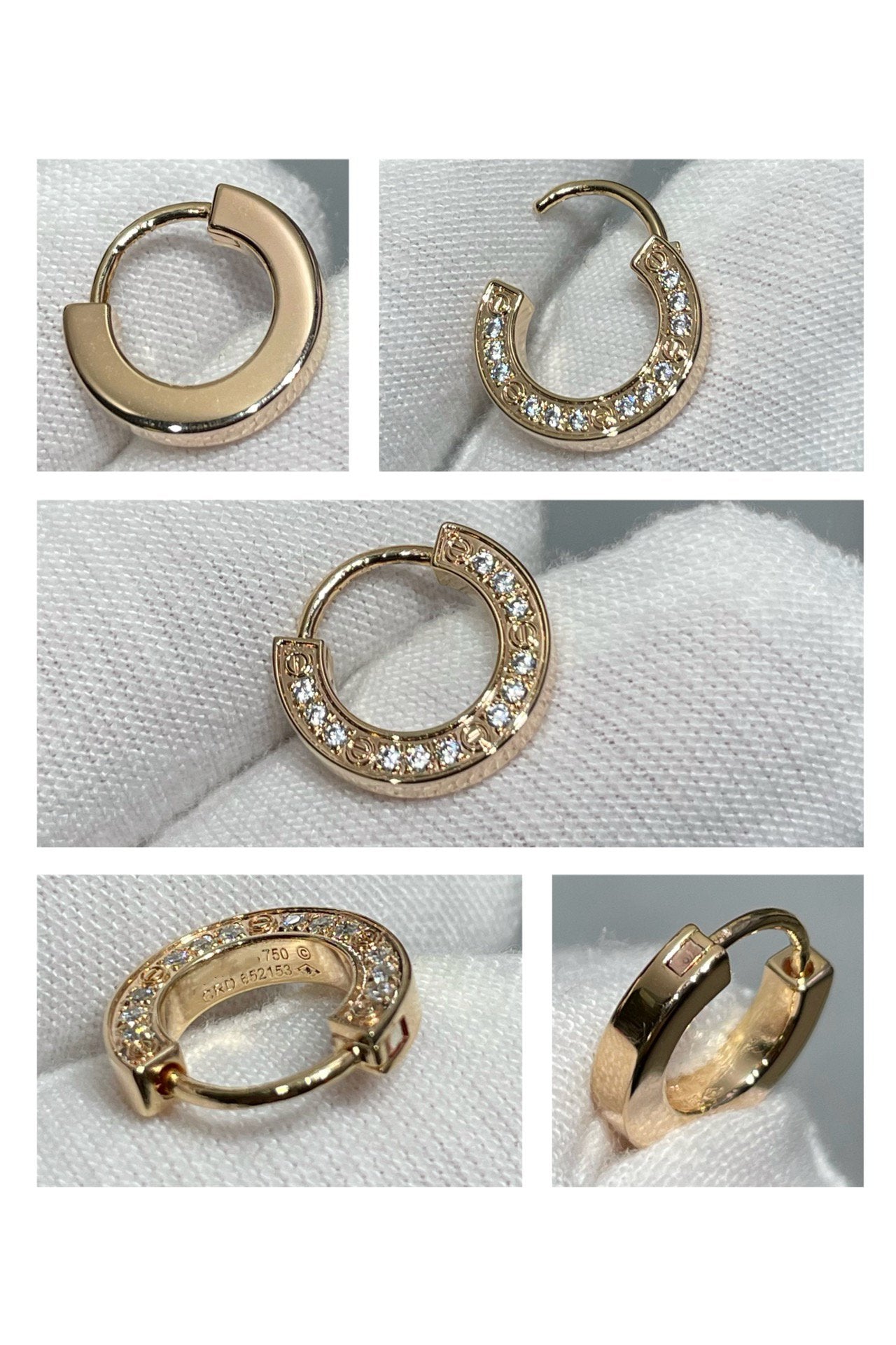 [Glimmer]LOVE DIAMOND EARRINGS
