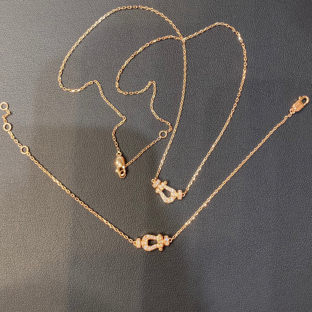 [Glimmer]FORCE 10 DIAMOND PINK GOLD NECKLACE MINI MODEL
