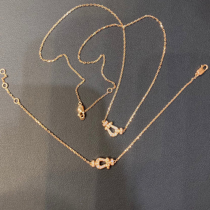 [Glimmer]FORCE 10 DIAMOND PINK GOLD NECKLACE MINI MODEL