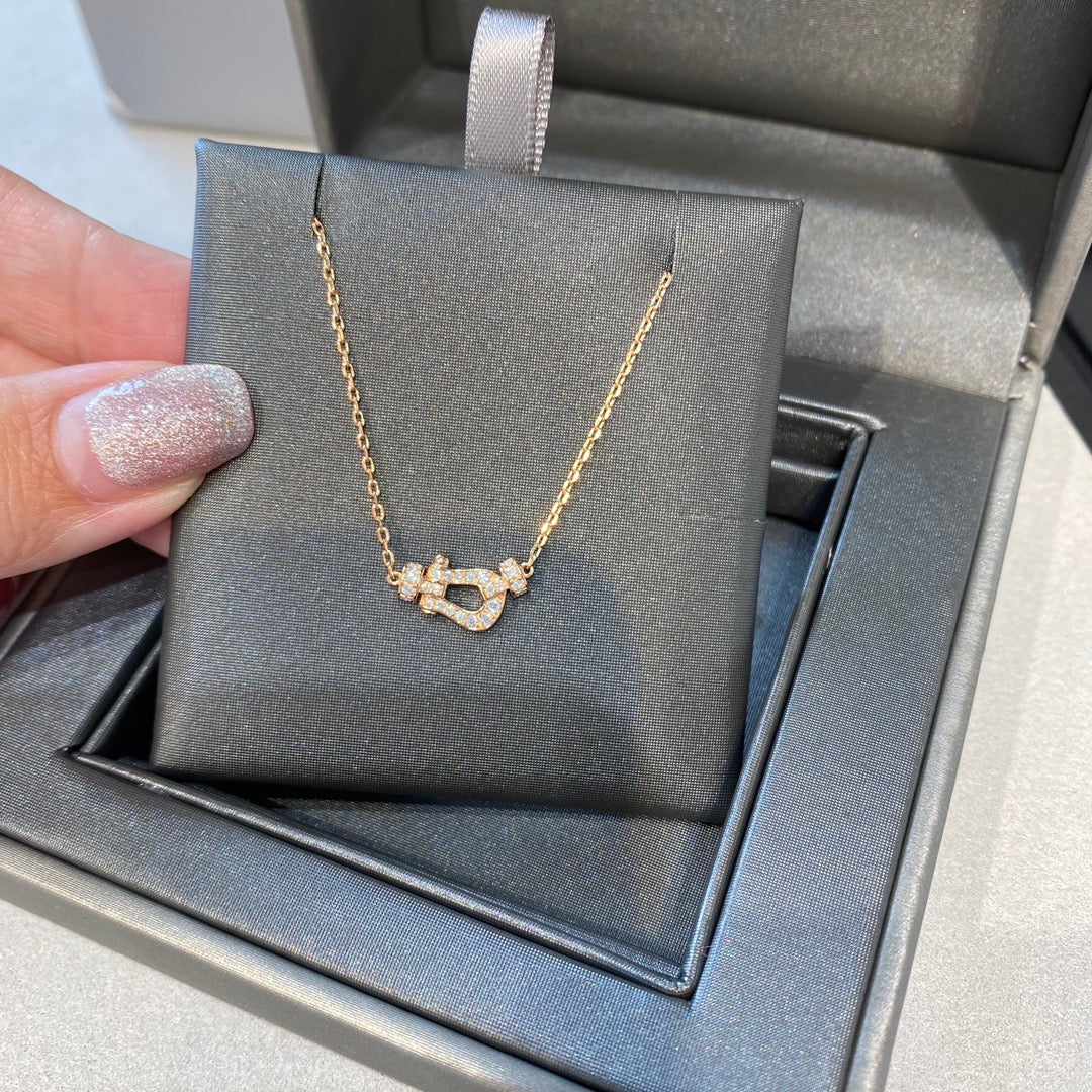 [Glimmer]FORCE 10 DIAMOND PINK GOLD NECKLACE MINI MODEL