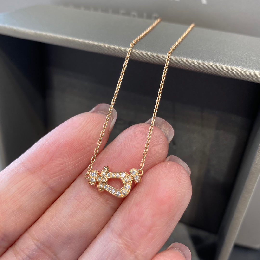 [Glimmer]FORCE 10 DIAMOND PINK GOLD NECKLACE MINI MODEL