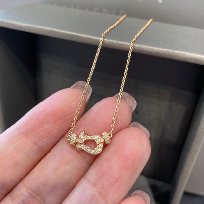 [Glimmer]FORCE 10 DIAMOND PINK GOLD NECKLACE MINI MODEL