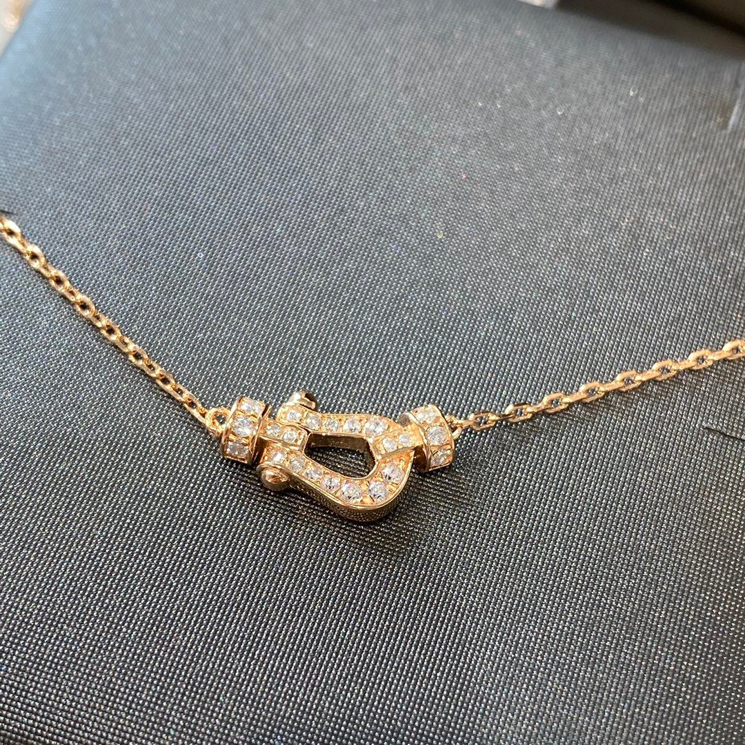 [Glimmer]FORCE 10 DIAMOND PINK GOLD NECKLACE MINI MODEL