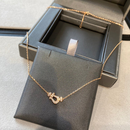 [Glimmer]FORCE 10 DIAMOND PINK GOLD NECKLACE MINI MODEL