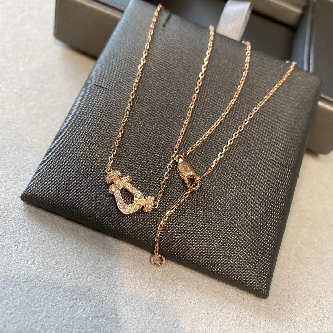 [Glimmer]FORCE 10 DIAMOND PINK GOLD NECKLACE MINI MODEL