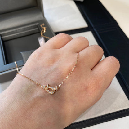 [Glimmer]FORCE 10 DIAMOND PINK GOLD NECKLACE MINI MODEL