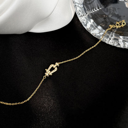 [Glimmer]FORCE 10 FULL DIAMOND BUCKLE CHAIN LINK MINI MODEL