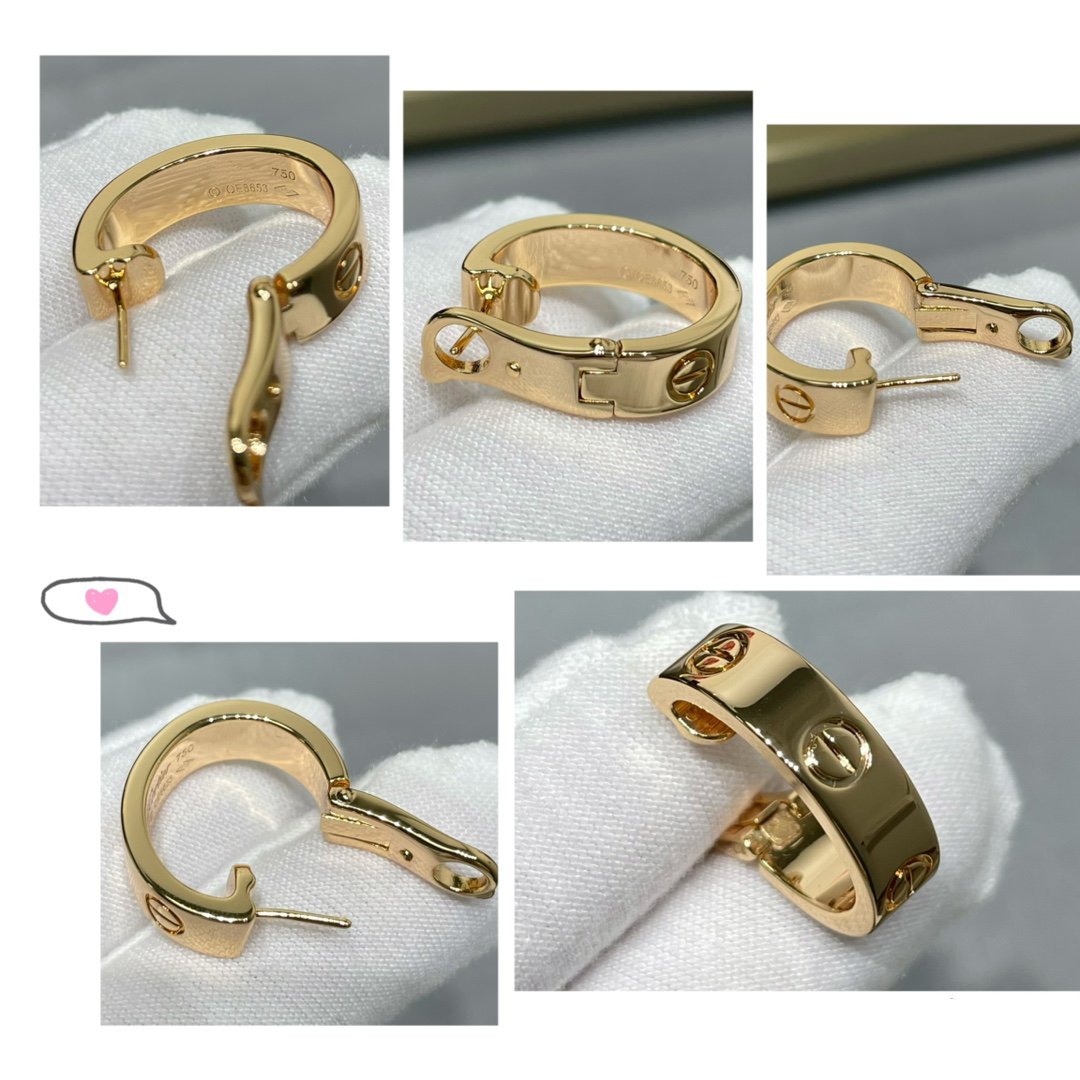 [Glimmer]LOVE 5.5MM EARRINGS