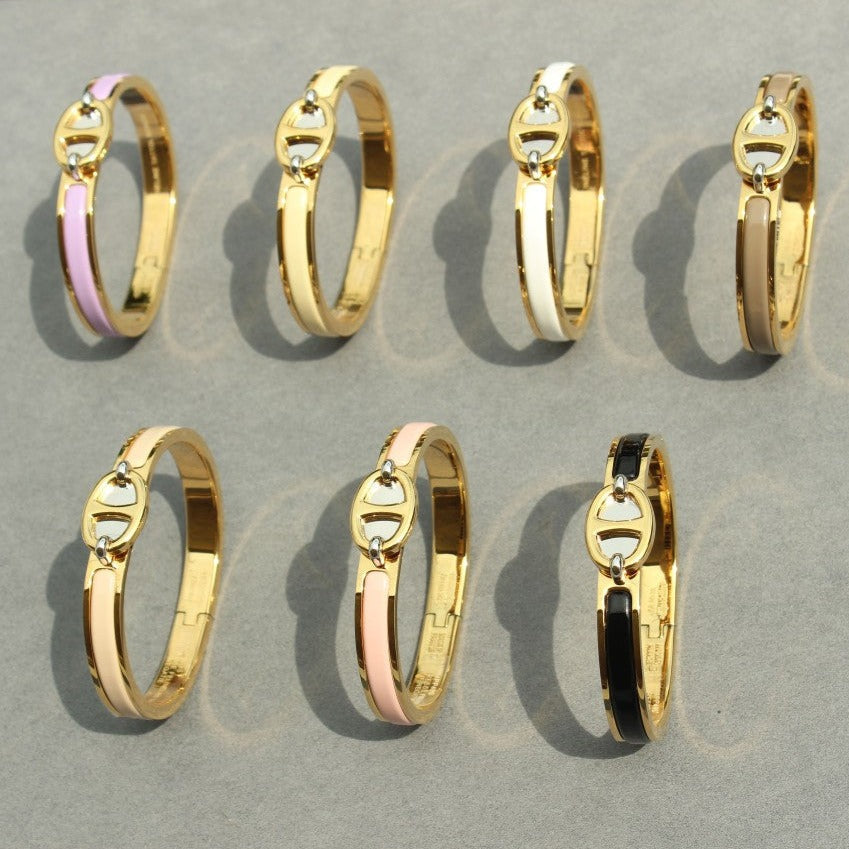 [Glimmer]CLIC CHAINE GOLD BRACELET