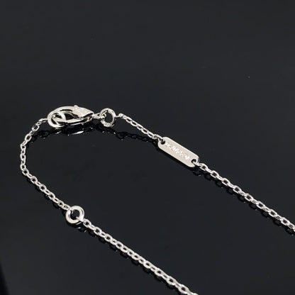 [Glimmer]CLOVER PIETERSITE SILVER LONG NECKLACE