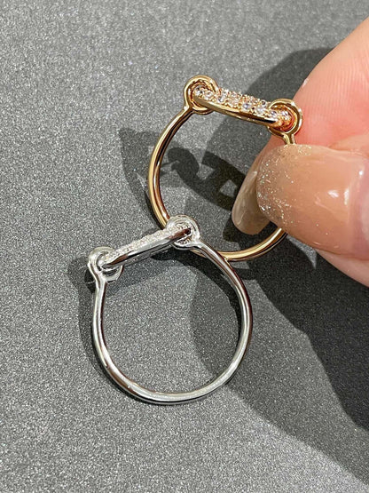 [Glimmer]RONDE SMALL DIAMOND RING