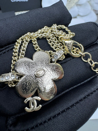 [Glimmer]VOLTE New Blue Floral Double-Layer Bracelet