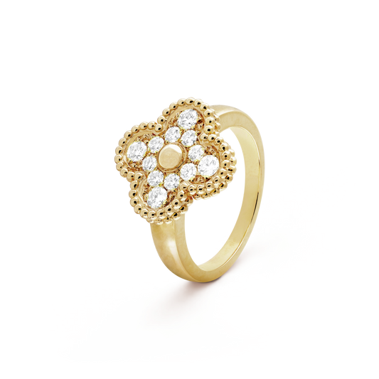 [Glimmer]CLOVER DIAMOND RING