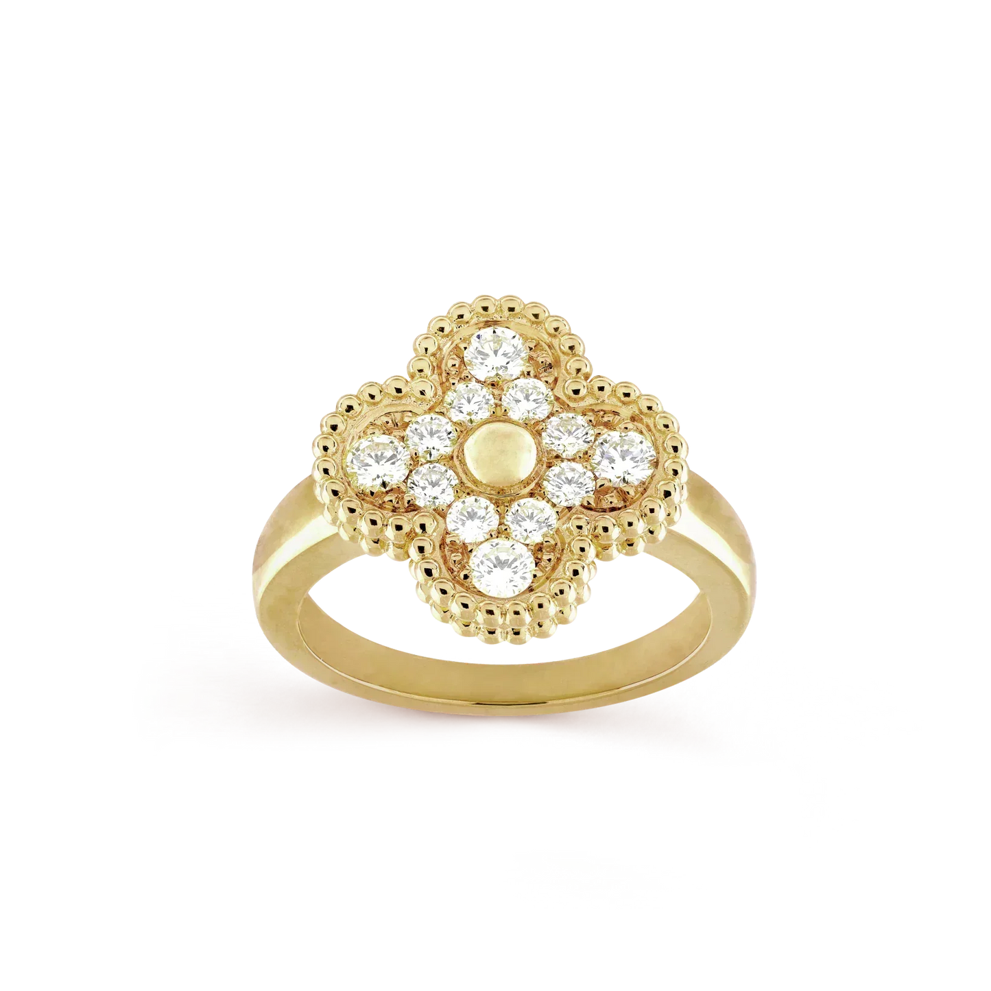 [Glimmer]CLOVER DIAMOND RING