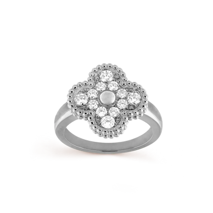 [Glimmer]CLOVER DIAMOND RING