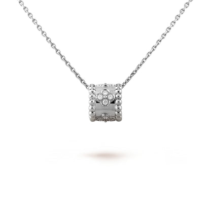 [Glimmer]PERLEE PEDANT SIVLER DIAMOND NECKLACE
