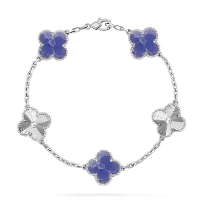 [Glimmer]CLOVER 5 MOTIF BLUE VEINS BRACELET COLLECTION
