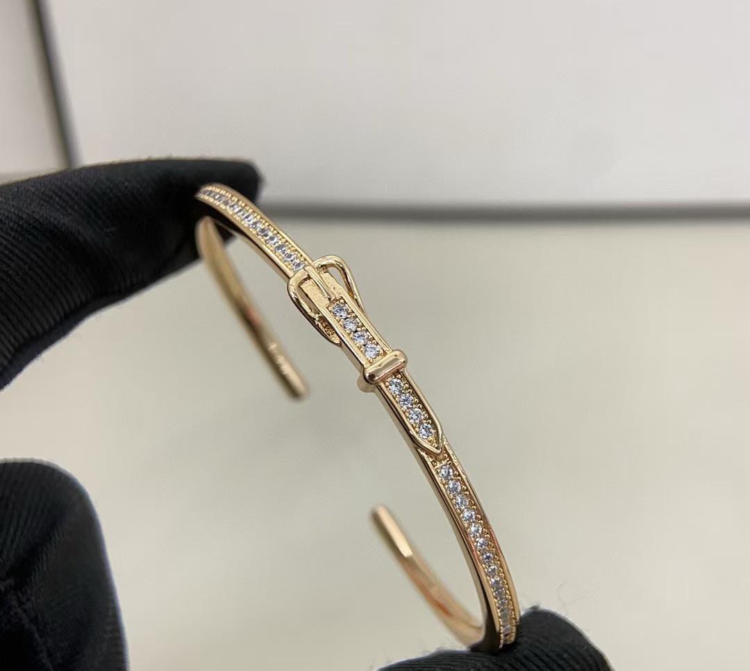[?Glimmer]DIAMOND-ENCRUSTED BRACELET THREE COLORS