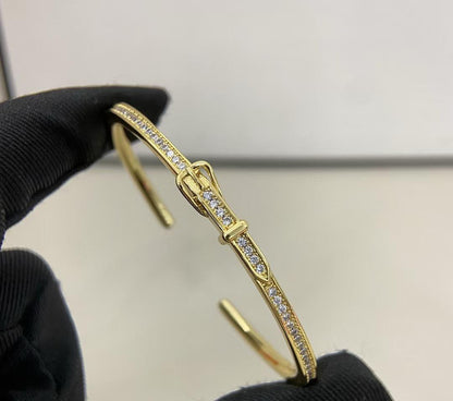 [?Glimmer]DIAMOND-ENCRUSTED BRACELET THREE COLORS