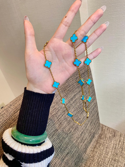 [Glimmer]CLOVER 20 MOTIFS TURQUOISE GOLD