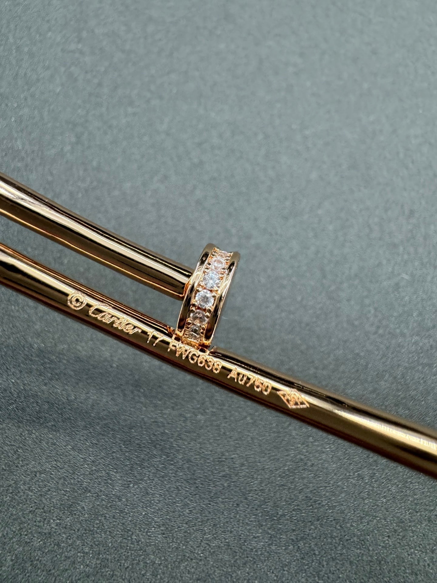 [Glimmer]JUSTE BRACELET 2.5MM  DIAMONDS2