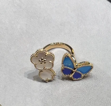 [Glimmer]NEW TWIN BUTTERFLY LUCKY RING