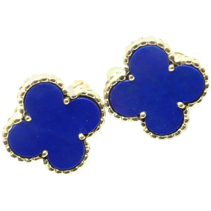 [Glimmer]CLOVER MINI 9.5MM TURQUOISE EARRINGS