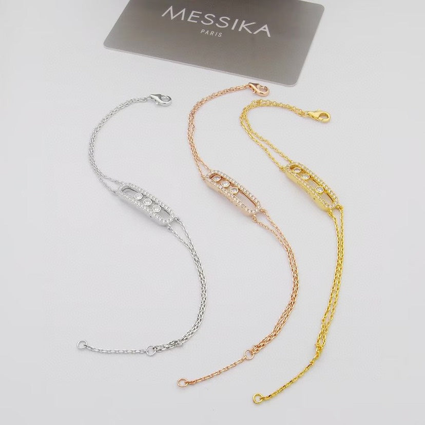 [Glimmer] Move Classique pavé bracelet