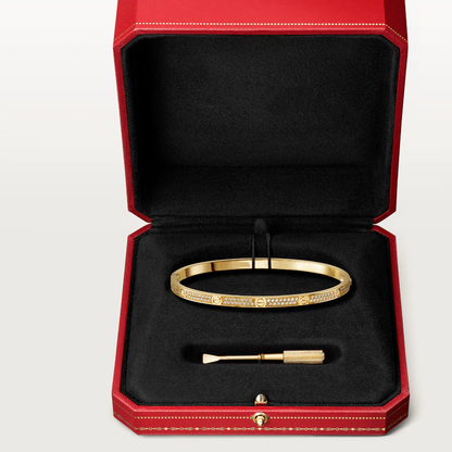[Glimmer]LOVE BRACELET 3.65MM DIAMOND-PAVED
