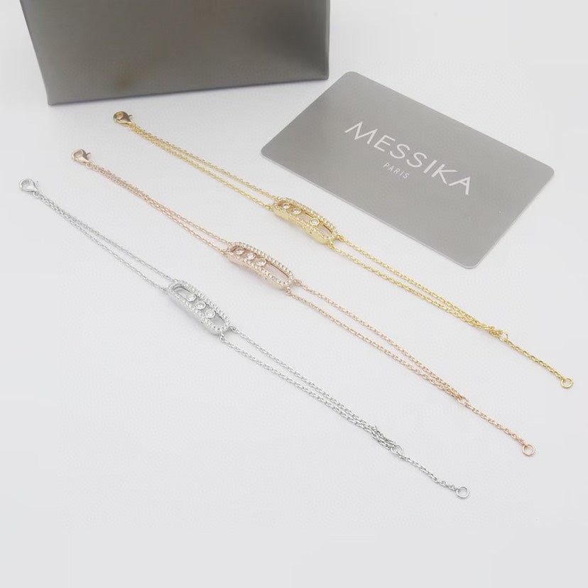 [Glimmer] Move Classique pavé bracelet