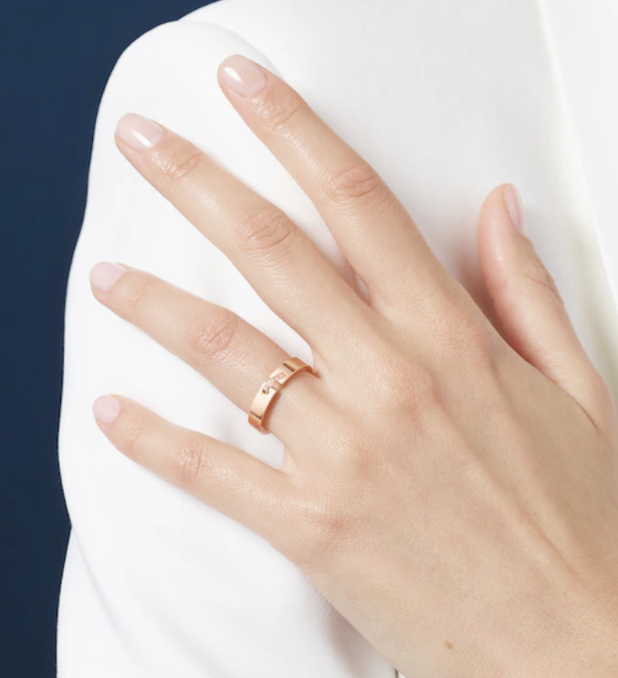 [Glimmer]ALLIANCE LIENS VIDENCE DIAMOND 4MM RING