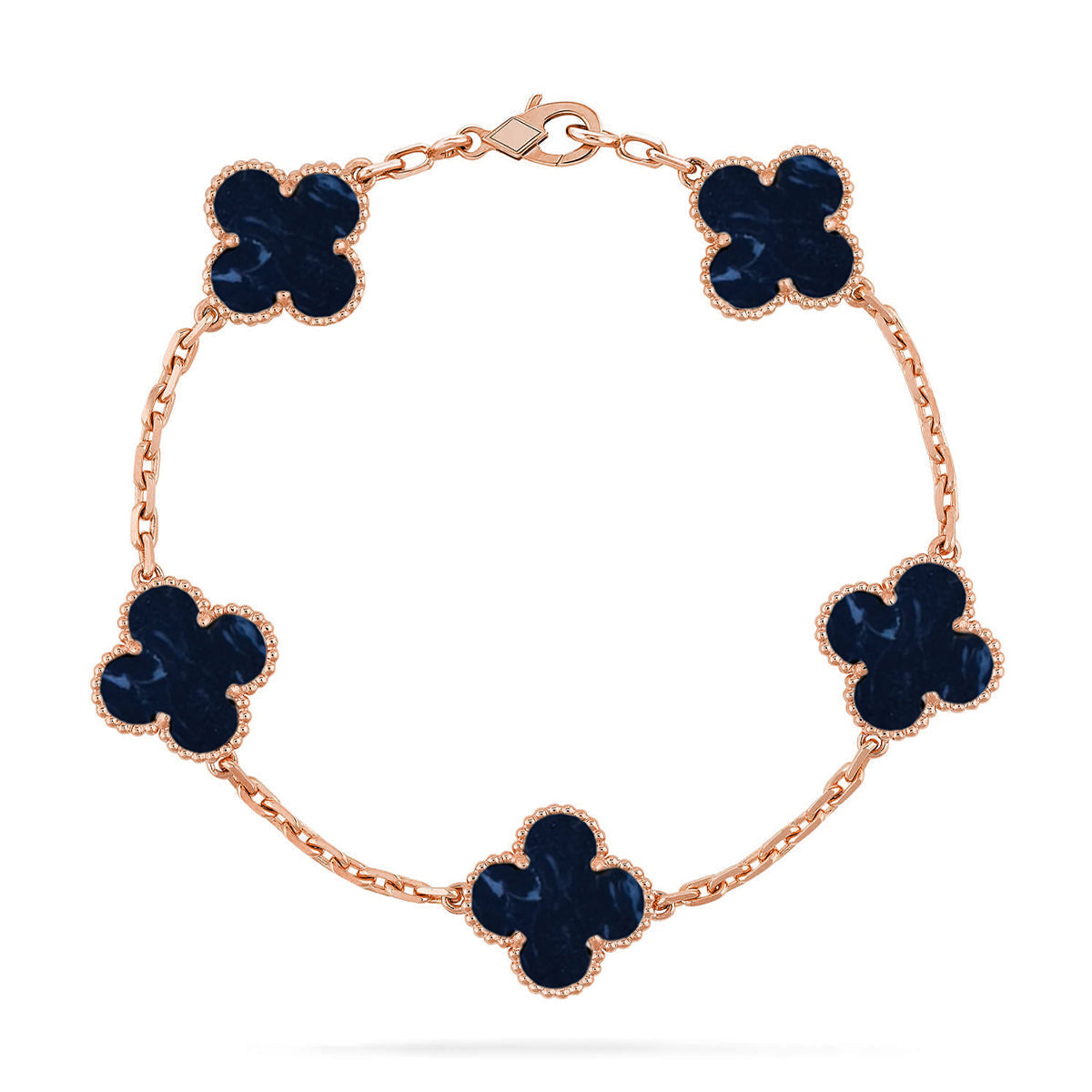 [Glimmer]CLOVER 5 MOTIF PIETERSITE BRACELET COLLECTION