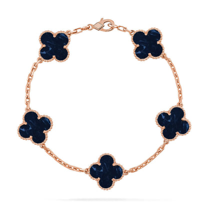[Glimmer]CLOVER 5 MOTIF PIETERSITE BRACELET COLLECTION