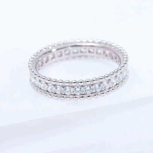 [Glimmer]PERLEE DIAMOND SILVER RING