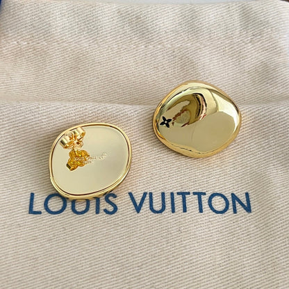 [Glimmer]Gold Paris Stud Earrings
