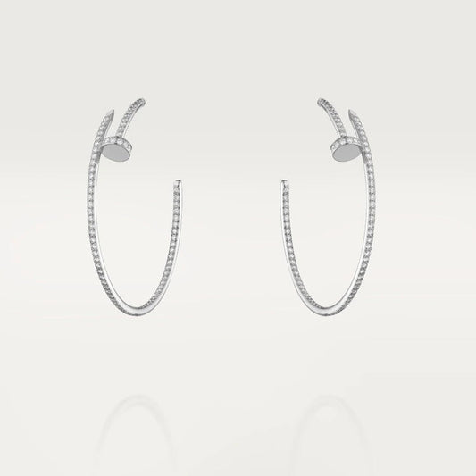 [Glimmer]JUSTE EARRINGS FULL DIAMONDS 1.8MM