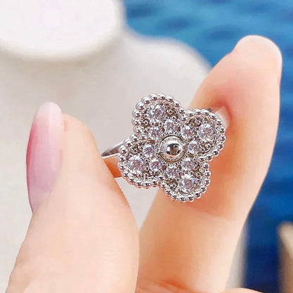 [Glimmer]CLOVER DIAMOND RING