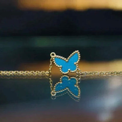 [Glimmer]BUTTERFLY TURQUOISE BUTTERFLY BRACELET