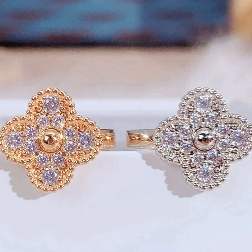[Glimmer]CLOVER DIAMOND RING