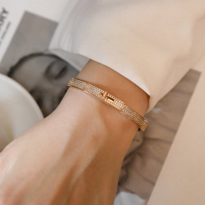 [Glimmer]KELLY BRACELET DIAMOND PAVED