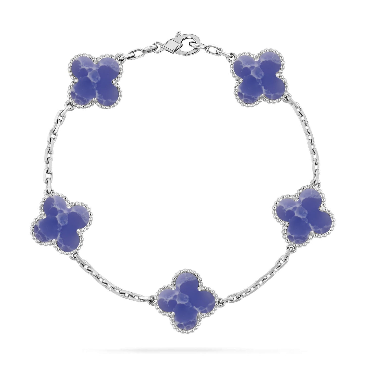 [Glimmer]CLOVER 5 MOTIF BLUE VEINS BRACELET COLLECTION
