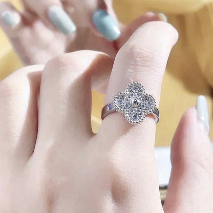 [Glimmer]CLOVER DIAMOND RING