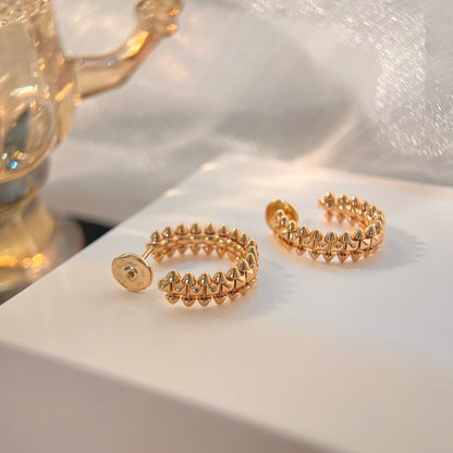 [Glimmer]CLASH SMALL HOOP EARRINGS