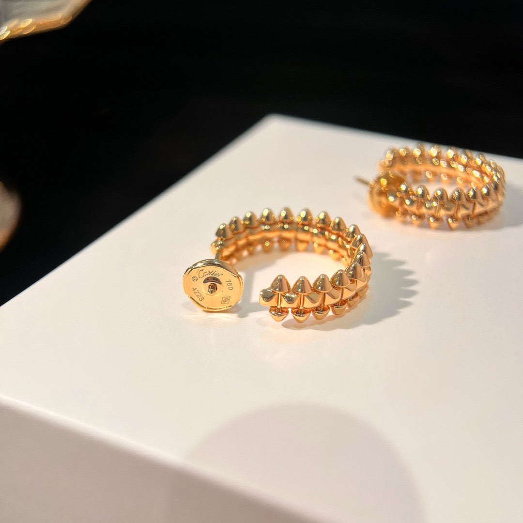 [Glimmer]CLASH SMALL HOOP EARRINGS