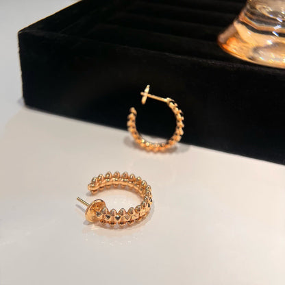 [Glimmer]CLASH SMALL HOOP EARRINGS