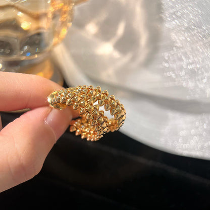 [Glimmer]CLASH SMALL HOOP EARRINGS