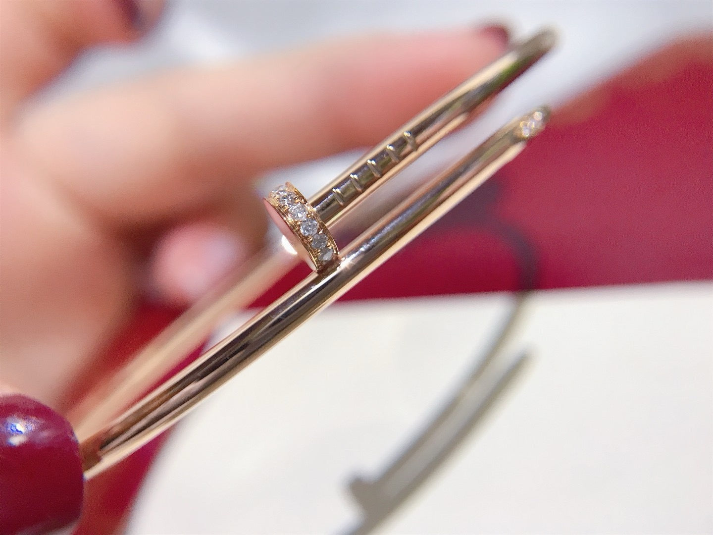 [Glimmer]JUSTE BRACELET 2.5MM DIAMONDS