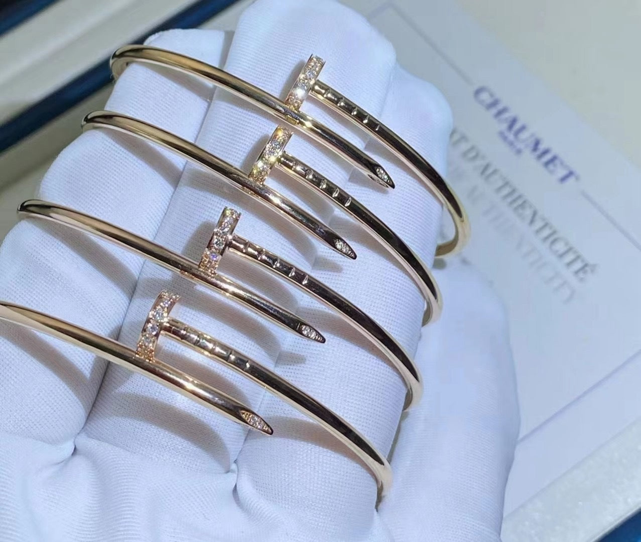 [Glimmer]JUSTE BRACELET 2.5MM DIAMONDS